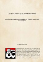 Druid Circle (Druid Subclasses)