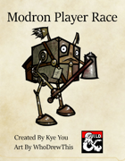 Modron Player Race