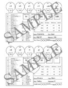 5x7 Fillable Condensed Character Sheet 5e