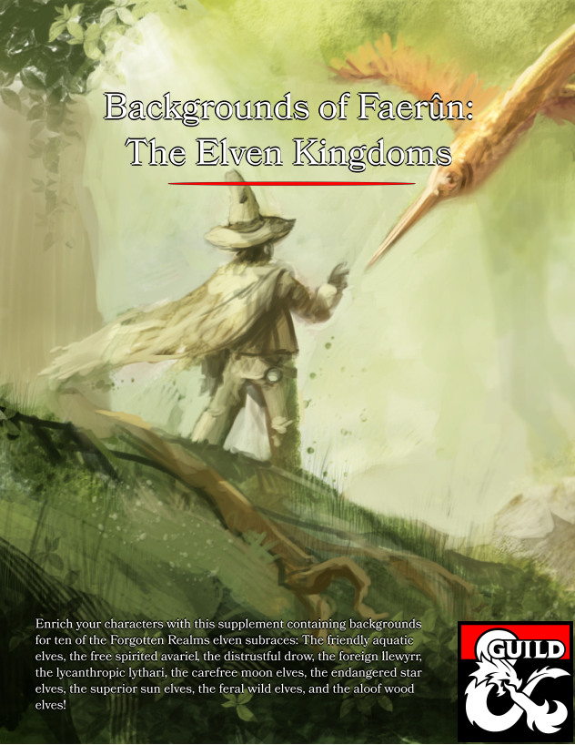 Backgrounds of Faerûn: The Elven Kingdoms - Dungeon Masters Guild ...