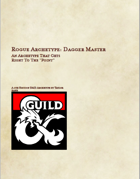 Rogue Archetype: Dagger Master
