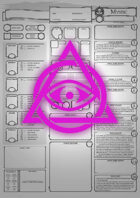 Class Character Sheets - The Mystic
