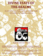 Divine Feats of the Realms
