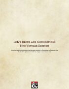 LeK's Brews and Concoctions - Fine Vintage Edition -