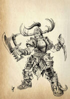 Stock art - Female Orc chief