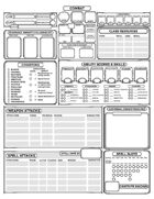 Optimized, Comprehensive Character Sheet