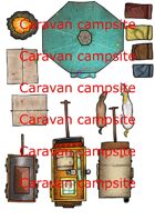 2D terrain, maps and props - Caravan campsite