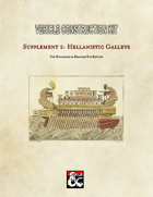 Vehicle Construction Kit: Hellenistic Galleys