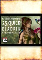 25 Quick Eladrin NPCs