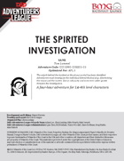 CCC-BMG-27 CORE 3-3 The Spirited Investigation