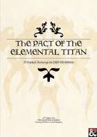 Warlock Pact of the Elemental Titan