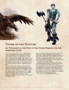 Totem of the Vulture - Option For Totem Warrior Barbarians