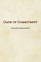 Paladin Oath: Oath of Commitment