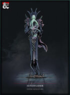 Mindflayer Paper Miniature