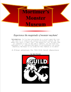 Mortimer’s Monster Museum