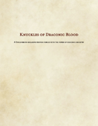Knuckles of Draconic Blood