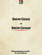 Snow Genie + Snow Genasi