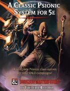 A Classic Psionic System for 5e