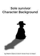 Sole survivor - Character background option (English and Spanish)