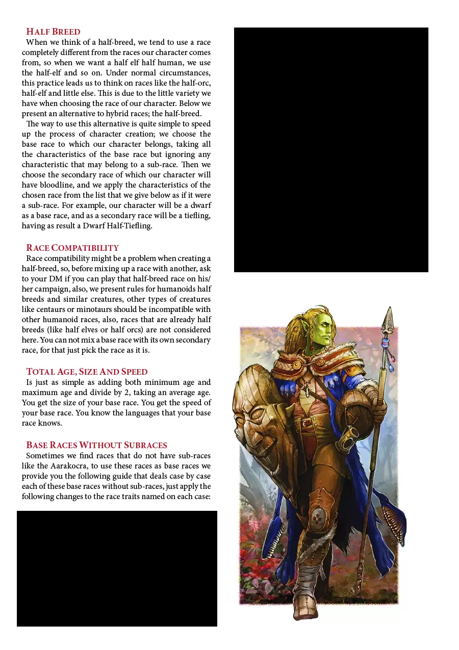 Half-Breed Races - Dungeon Masters Guild | DriveThruRPG