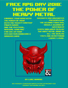 The Power of Heavy Metal: Free RPG Day 2018