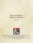 Way of the Dragon Monastic Tradition (5e)