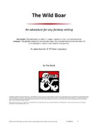 The Wild Boar