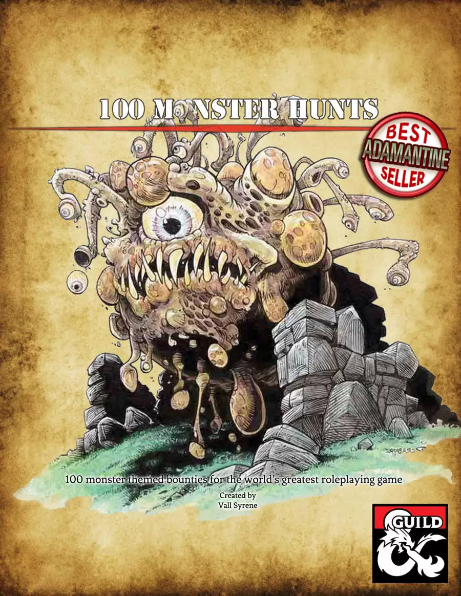 100 Monster Hunts - Dungeon Masters Guild | DriveThruRPG