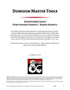 Dungeon Master Tools: DnDAL Story Awards Season 0