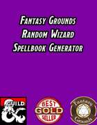 Random Wizard Spellbook Generator