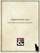 Character Folio: Anja