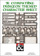 5e Compatible Dungeon-themed Character Sheet v1