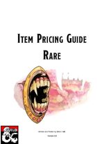 Magic Item Pricing Guide: Rare