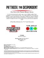 CCC-TRI-16 Ph'theev, the Despondent (Part One of the Psionic Menace Series)