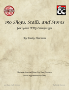150 Shops, Stalls, and Stores