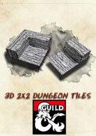 3D Papercraft Dungeon Tiles by Pauper Dungeon