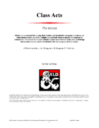 Class Acts: The Kensei