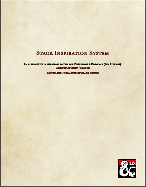 Stack Inspiration System - Dungeon Masters Guild | DriveThruRPG