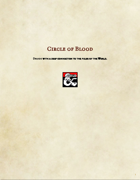 Druid Subclass-Circle of Blood