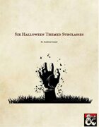 Six Halloween Themed Sub-classes