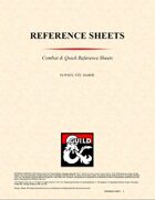 Reference Sheets