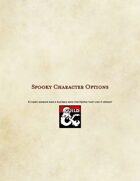 Spooky Character Options