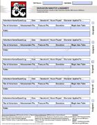 D&D 5E AL Season 8 DM Logsheet (editable/fillable, printer friendly, PDF)