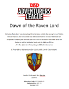 CCC-SVH-01-01 Dawn of the Raven Lord
