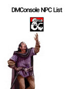 DMConsole 100 NPC List