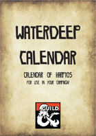 Calendar of Waterdeep (Harptos)
