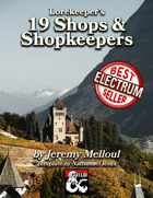 19 Shops & Shopkeepers