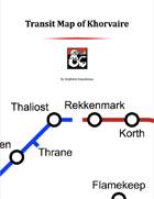 Lightning Rail Transit Map
