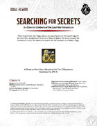 DDAL-ELW09 Searching for Secrets