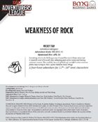 CCC-BMG-37 HULB 3-1 Weakness of Rock